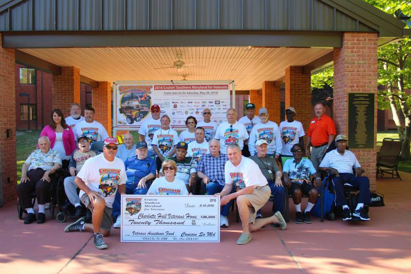 Cruisin' Southern Maryland for Veterans donated an incredible $20,000!  